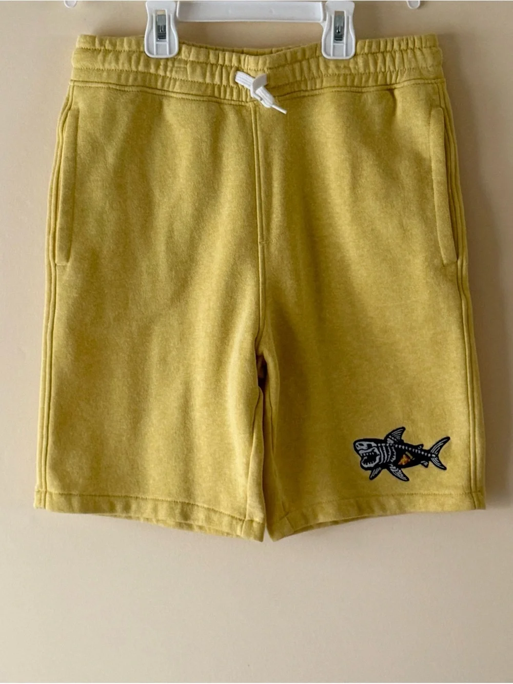 Old Navy Boys Tropical Island Terry Cloth Button-Up Shirt and Shorts, Size 14-16